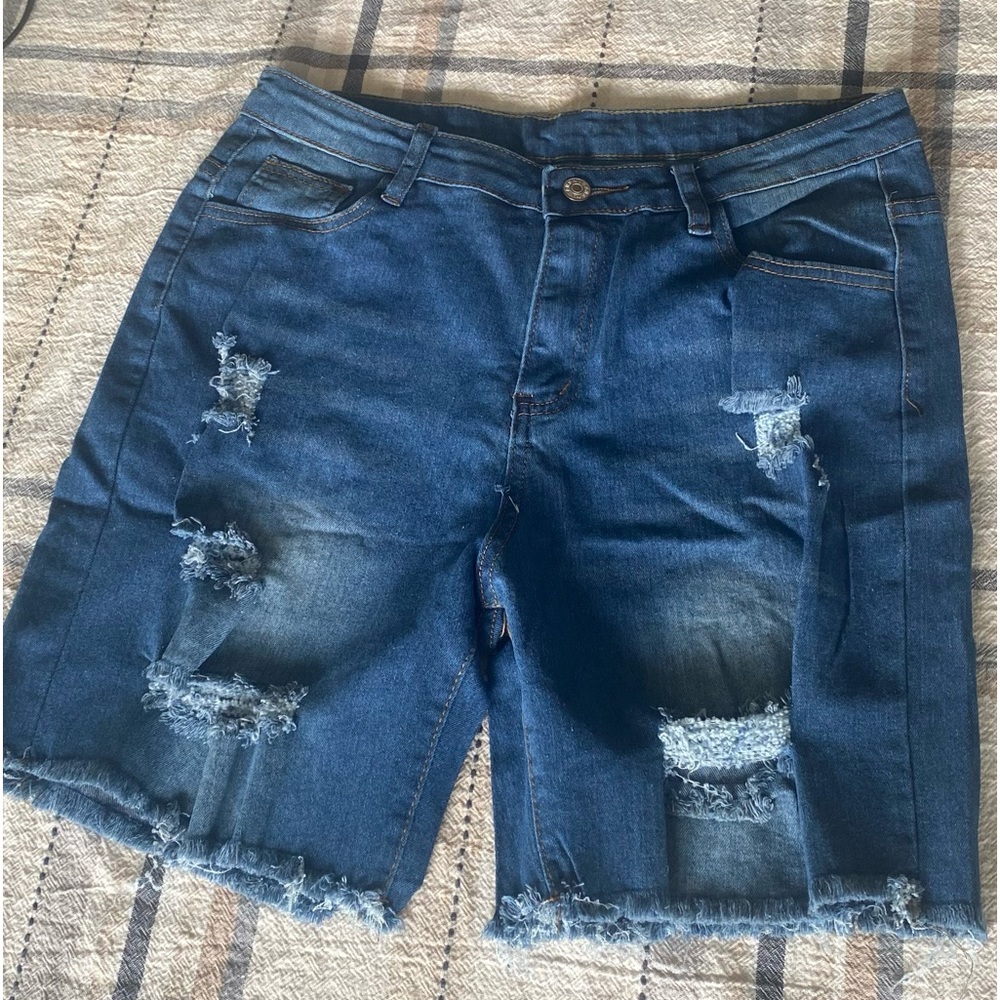 Cut off denim jean shorts, brand new never worn.